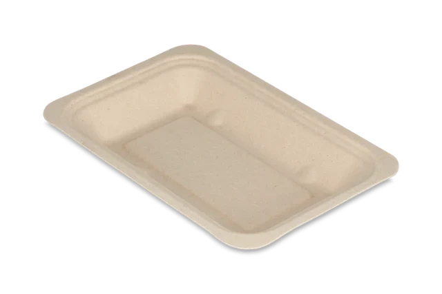 Snack-Tablett Zuckerrohr 10x2x15,1 cm (500 Stück) [TK-9988292]
