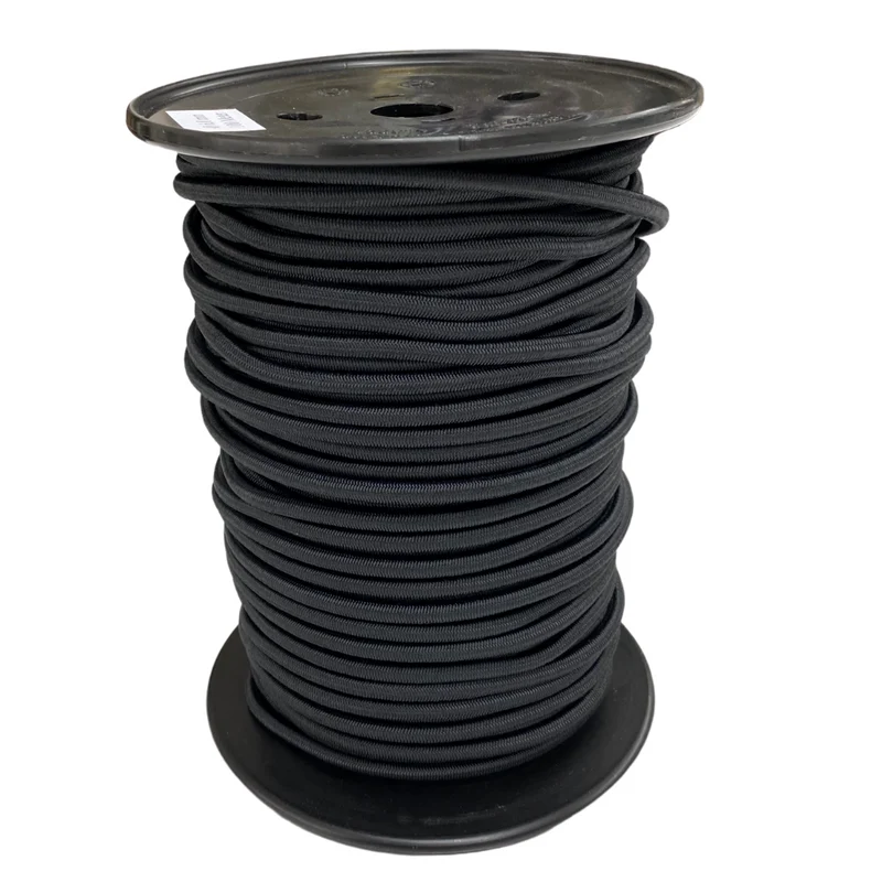 Gummikordel 6 mm schwarz