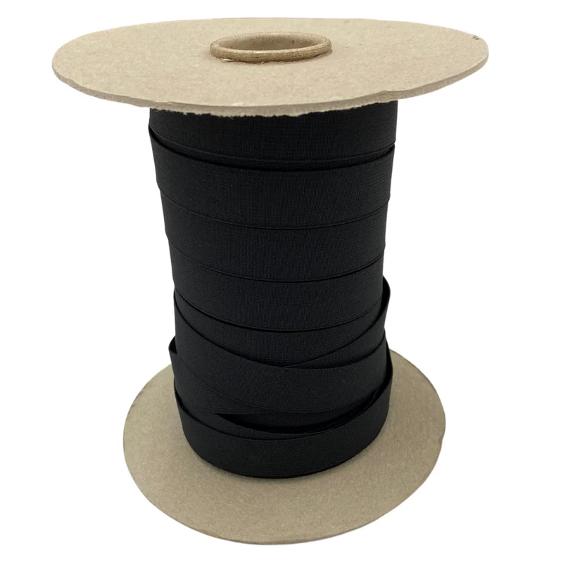 Gummiband 20 mm schwarz (50 m)