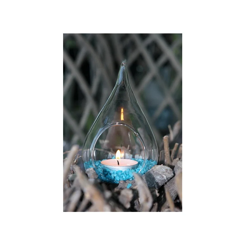 Glaskugel für Teelicht Ø 6 cm x 8 cm (12 Stück) [IFS-28049]