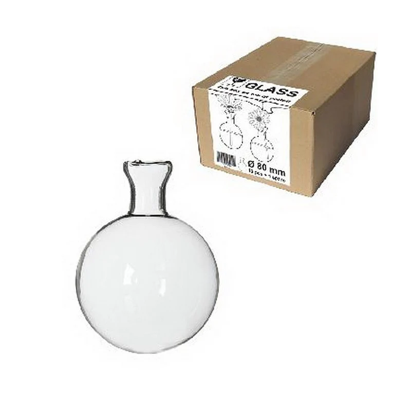 Kugelvase Ø 8 cm x 16 cm (14 Stück) [IFS-28014]