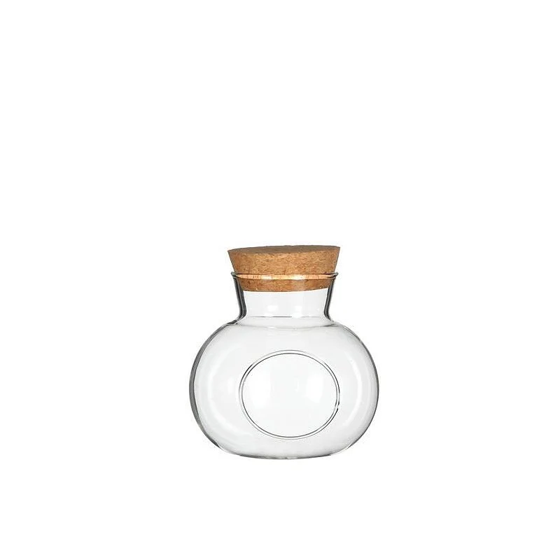 Glaskugel mit Korken, Ø 14 cm, H. 15 cm (1 Stück) [IFS-29438]