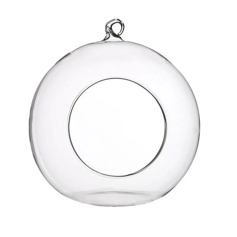 Glaskugel für Teelicht Ø 14 cm x 14,5 cm (4 Stück) [IFS-28053]