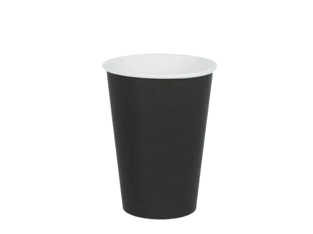 Kaffeetasse Karton 180cc 7.5oz Ø7 cm Schwarz FSC® zertifiziert (2.500 Stück) [TK-9987086]