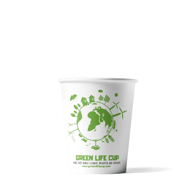 Kaffeetasse 180cc 7.5oz Ø7 cm FSC®Mix Green life (2.500 Stück) [TK-9987965]