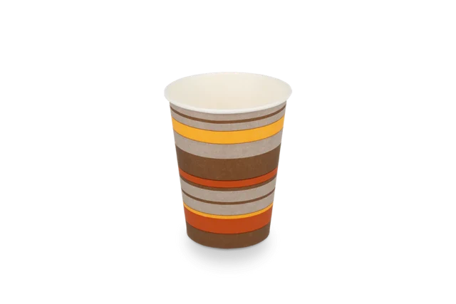 Kaffeetasse Karton 150cc 6oz Ø7 cm gestreift (2.500 Stück) [TK-9987932]