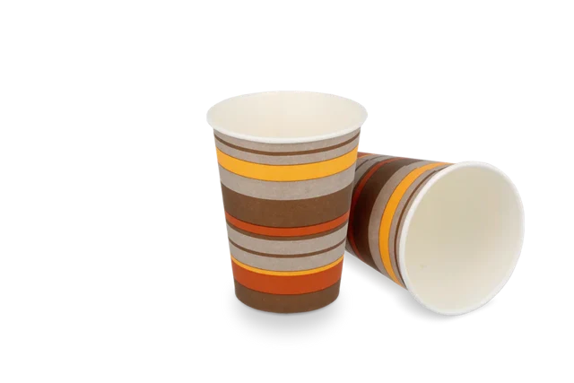 Kaffeetasse Karton 150cc 6oz Ø7 cm gestreift (2.500 Stück) [TK-9987932]