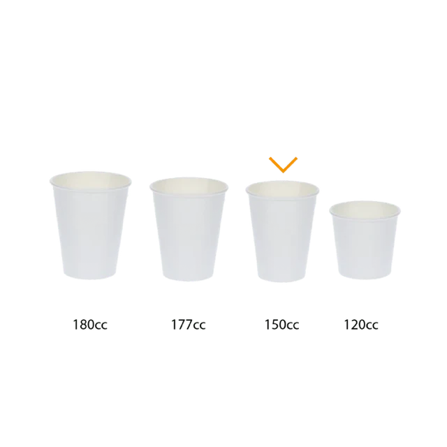 Kaffeetasse Karton 150cc 6oz Ø7 cm gestreift (2.500 Stück) [TK-9987932]