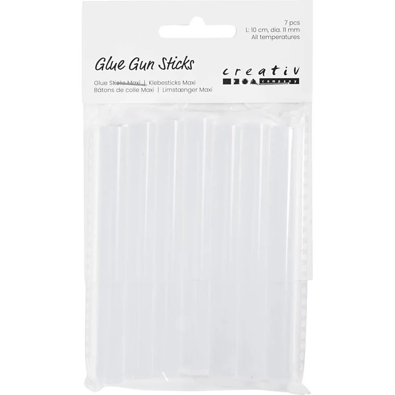 Heißklebesticks, L: 10 cm, D: 11 mm, 7 Stck./ 1 Pck. [HOB39138]