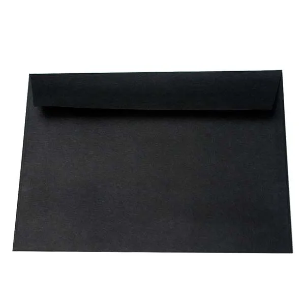 Umschläge für Rahmenkarten Schwarz 18.4x13.3cm (50 Stück) [EJ02]
