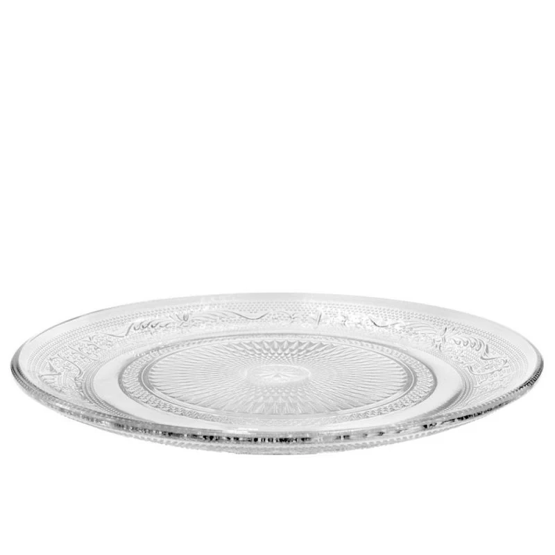 Glasplatte Tess Ø 29 cm, H. 2 cm, Klar (6 Stück) [IFS-30356]
