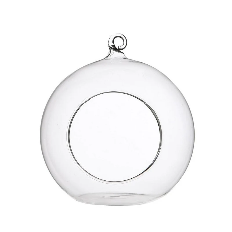 Glaskugel für Teelicht Ø 12 cm x 12,5 cm (4 Stück) [IFS-28052]