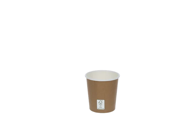 Kaffeetasse 120cc 4oz Ø6,3cm Kraftbraun FSC®Mix (1.000 Stück) [TK-9987431]