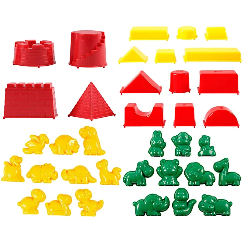 Sandförmchen, Größe 3,5-9,5 cm, 36 Stk/ 1 Pck [HOB-78275]