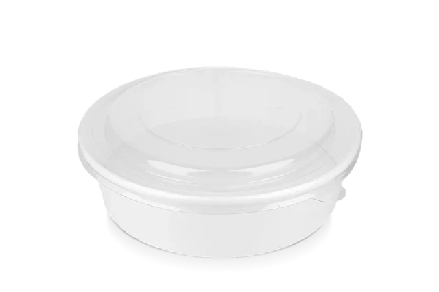 Salad Poke Schale 900ml 30oz Ø18,4x5cm weiß (300 Stück) [TK-9987586]