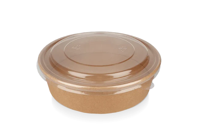 Salad Poke Schale 900ml 30oz Ø18,4x5cm kraft (300 Stück) [TK-9987587]