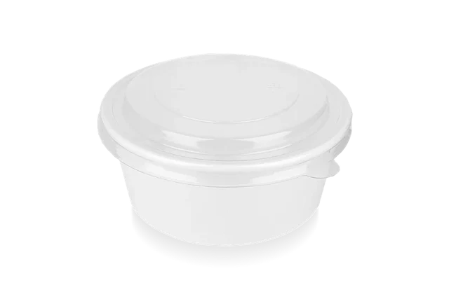 Salad Poke Schale 750ml 26oz Ø14,8x6 cm weiß (300 Stück) [TK-9987583]