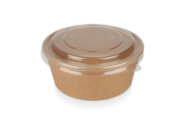 Salad Poke Schale 750ml 26oz Ø14,8x6 cm kraft (300 Stück) [TK-9987584]