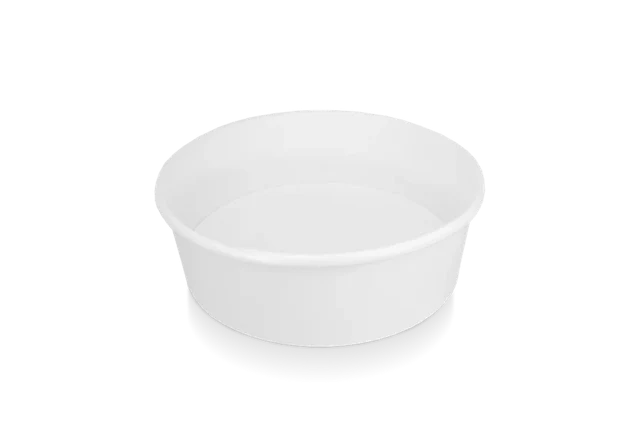 Salad Poke Schale 500ml 20oz Ø14,8x4,6cm weiß (300 Stück) [TK-9987581]