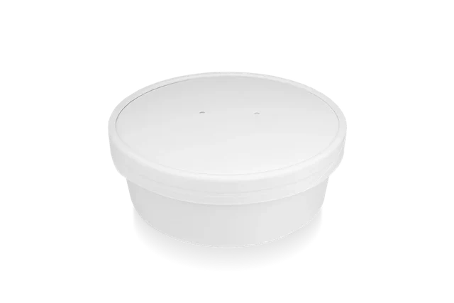 Salad Poke Schale 500ml 20oz Ø14,8x4,6cm weiß (300 Stück) [TK-9987581]