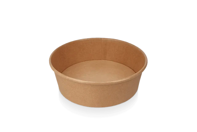 Salad Poke Schale 500ml 20oz Ø14,8x4,6cm kraft (300 Stück) [TK-9987582]