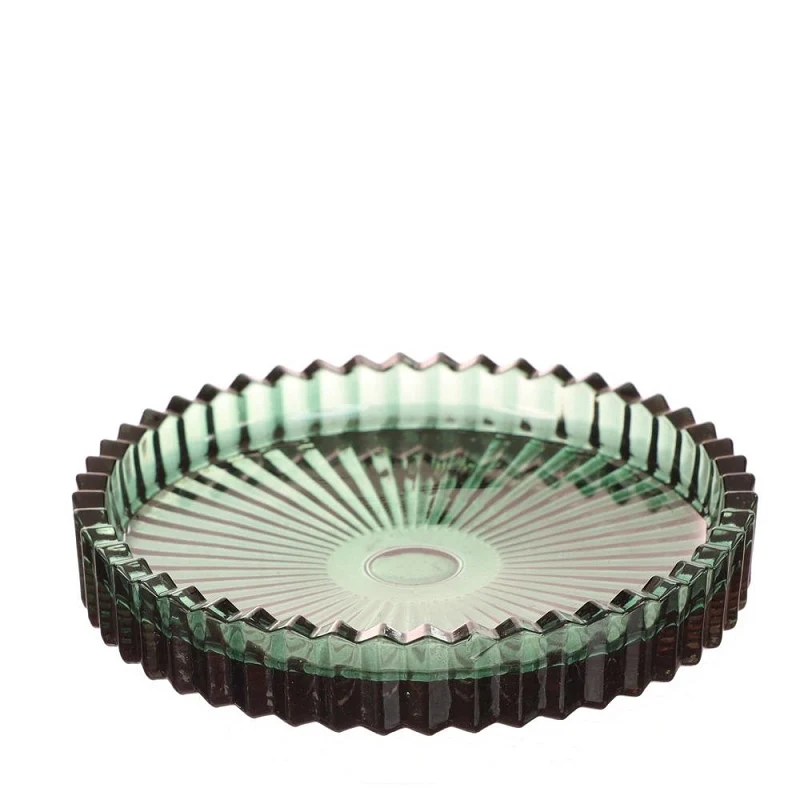 Glasschalen Kate Ø 10 cm, H. 6,5 cm, Dunkelgrün, 4er-Set (6 Stück) [IFS-34108]