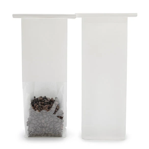 Kraftbeutel Weiß wiederverschließbar 8,9x6,4x25,4cm (100 Stück) [TTGB1K]