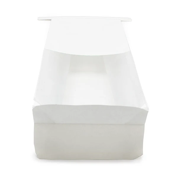 Kraftbeutel Weiß wiederverschließbar 8,9x6,4x25,4cm (100 Stück) [TTGB1K]