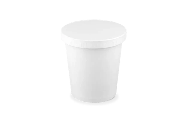 Soßenbecher aus Karton 4oz 120ml Ø6,2cm weiß (500 Stück) [TK-9988166]