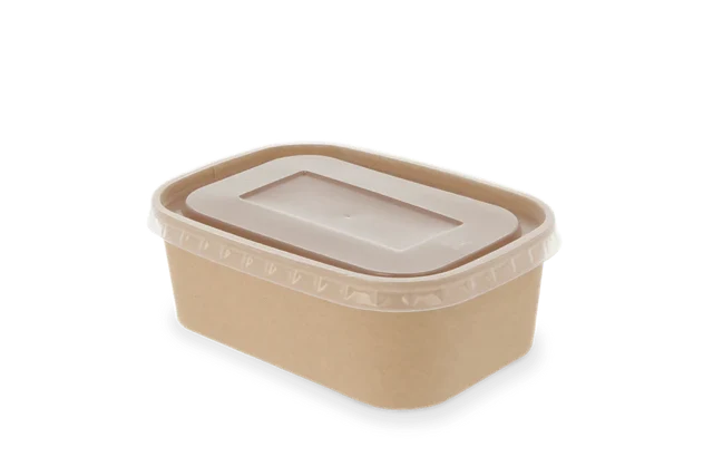 Karton Schale 12,1x5,7x17,3 cm 750ml Kraft (300 Stück) [TK-9988184]