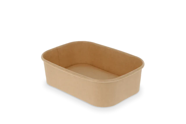 Karton Schale 12,1x5,2x17,3 cm 650ml Kraft (300 Stück) [TK-9988187]