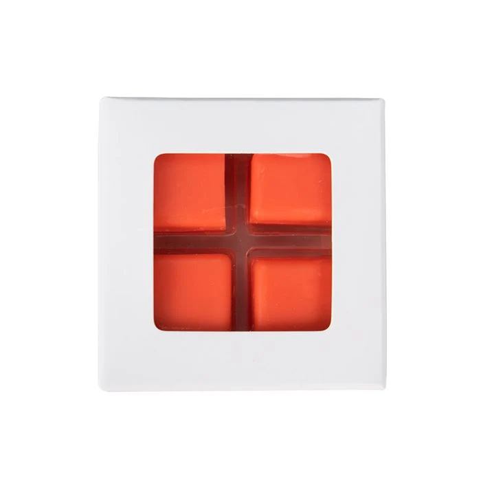 Schachteln weiß für handgemachte Süßigkeiten, Quadratischer Einsatz 7x2.1x6.8 cm (25 Stück) [CNDY276W]