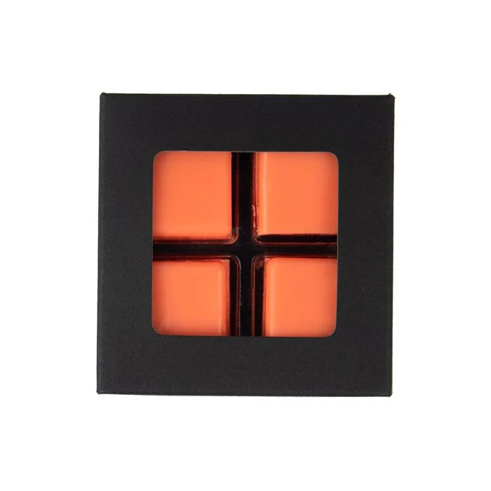 Schachteln schwarz für handgemachte Süßigkeiten, Quadratischer Einsatz 7x2.1x6.8 cm (25 Stück) [CNDY276B]