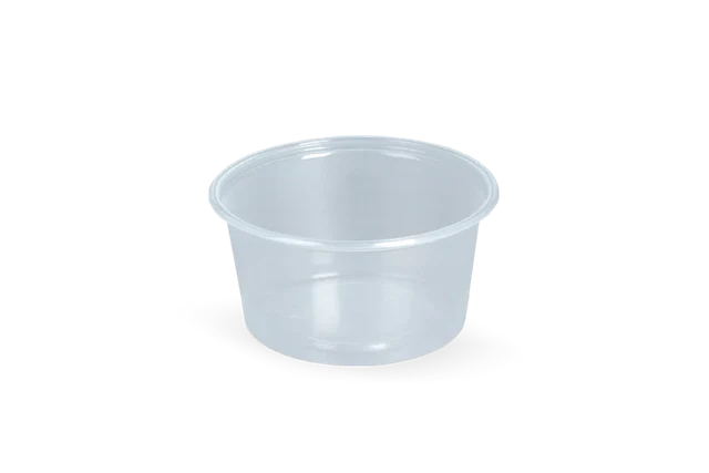 Runder Behälter PP 80cc Ø7 cm transparent (1.000 Stück) [TK-9988047]