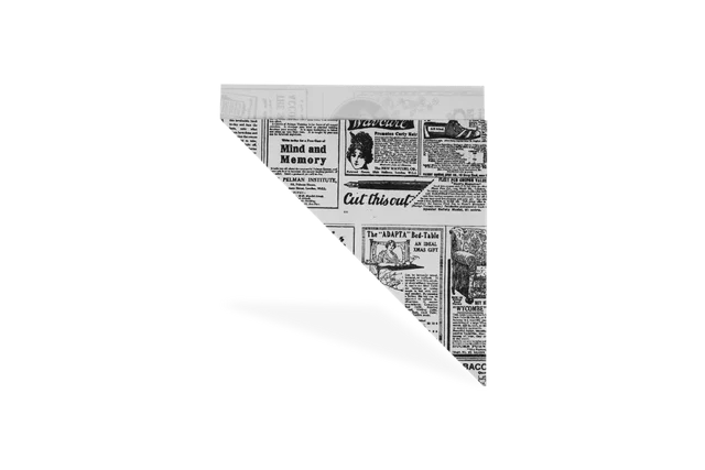 Spitztüten fettbeständiges Papier 'Zeitung' 17x24 cm (2.000 Stück) [TK-9987275]