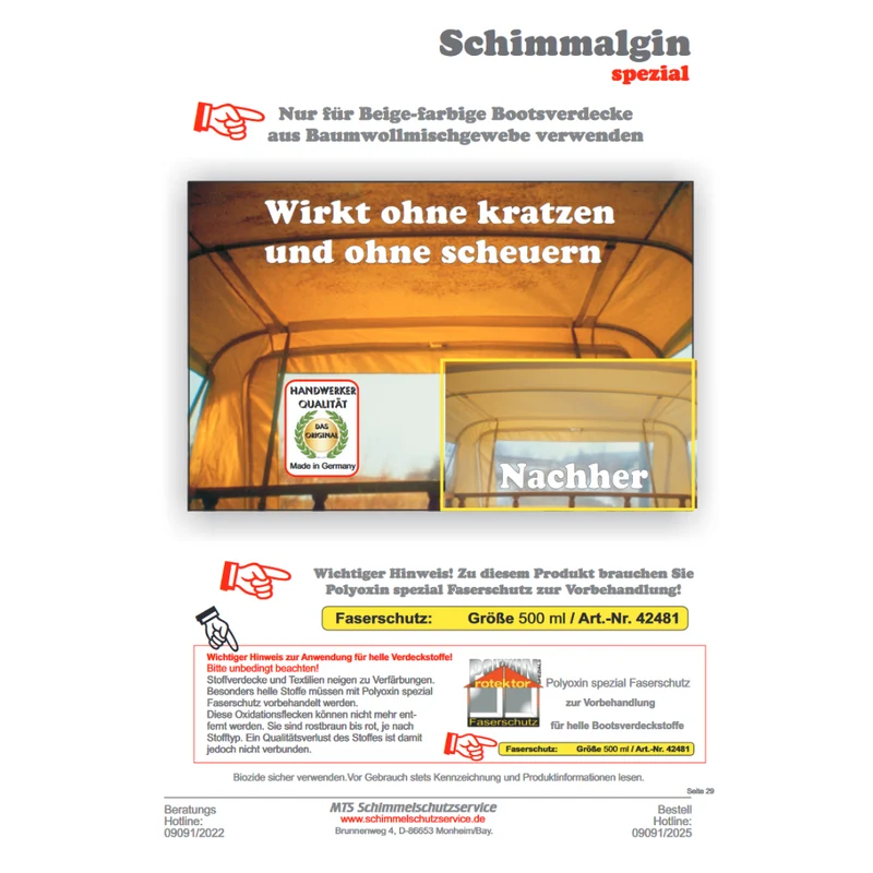 Schimmalgin Spezial Schimmelentferner 1 L