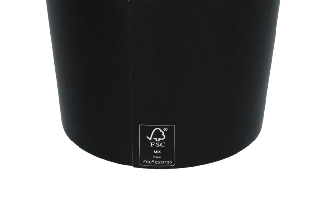Eiscremebecher Karton 300ml Ø9 cm 10oz Schwarz FSC®Mix (1000 Stück) [TK-9987089]