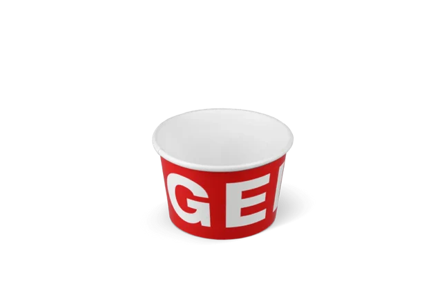 Eiscremebecher Karton 120ml Ø7,8cm 4oz GELATO (1.000 Stück) [TK-9987600]