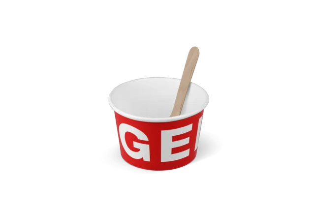 Eiscremebecher Karton 120ml Ø7,8cm 4oz GELATO (1.000 Stück) [TK-9987600]