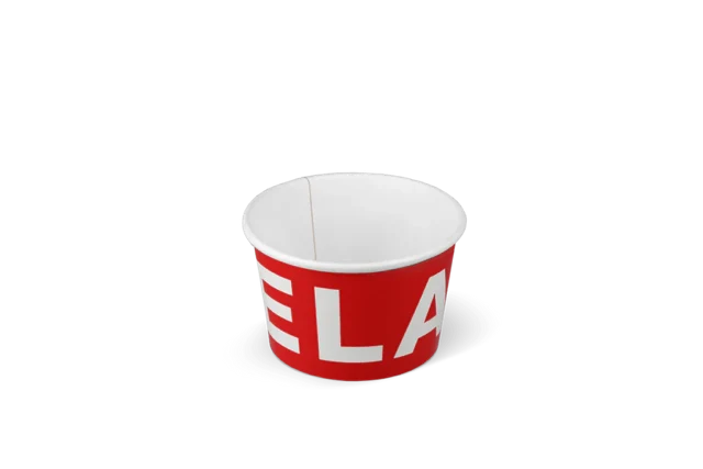 Eiscremebecher Karton 120ml Ø7,8cm 4oz GELATO (1.000 Stück) [TK-9987600]