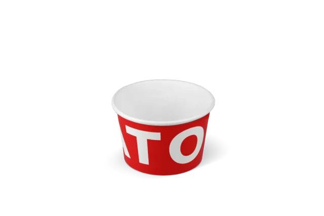 Eiscremebecher Karton 120ml Ø7,8cm 4oz GELATO (1.000 Stück) [TK-9987600]