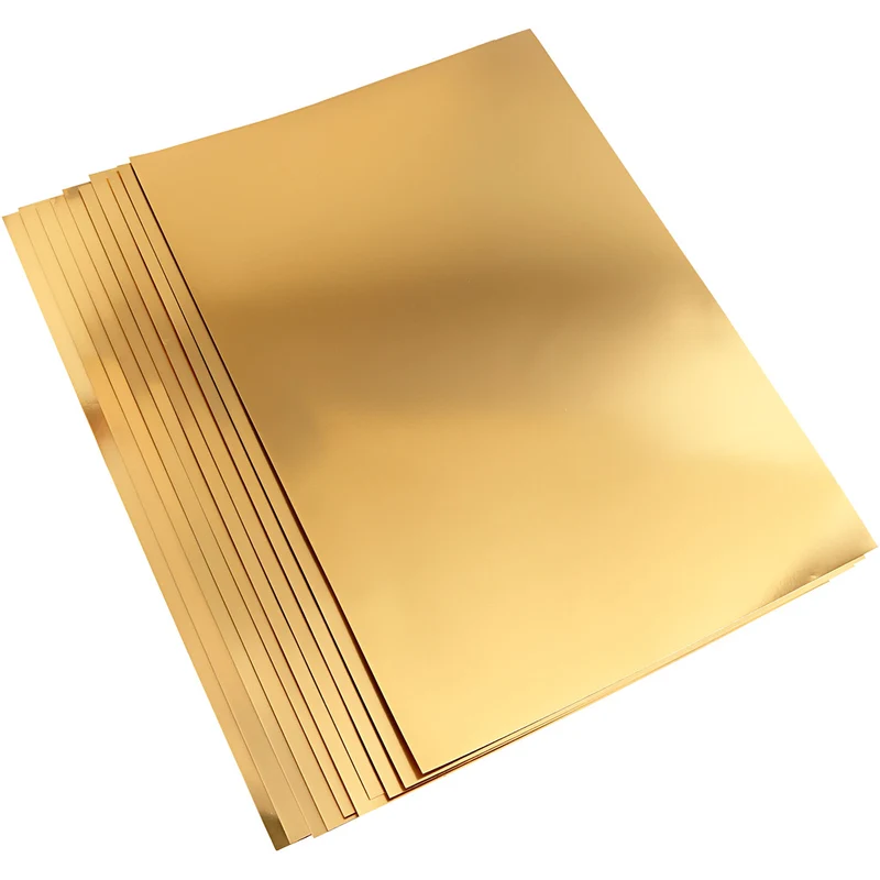 Metallic-Folienkarton, A2 420x600 mm, 280 g, Gold, 10Bl. [HOB220840]