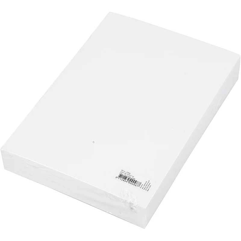 Karton, A5 148x210 mm, 250 g, Weiß, 100Bl. [HOB21660]