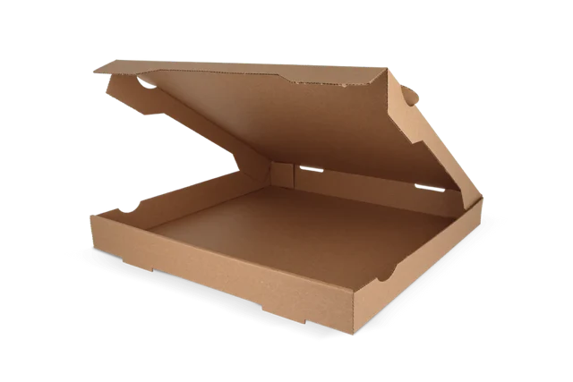 Pizzakartons 32x4,2x32cm Kraftbraun (100 Stück) [TK-9987695]