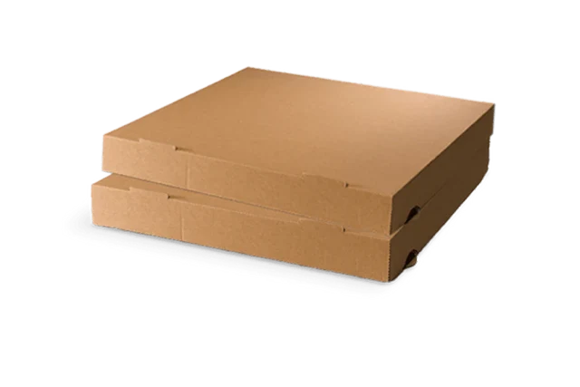 Pizzakartons 32x4,2x32cm Kraftbraun (100 Stück) [TK-9987695]