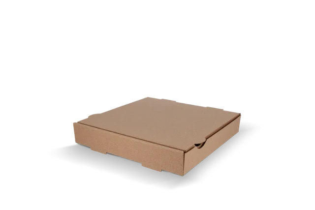 Pizzakartons 24x4x24cm Kraftbraun (100 Stück) [TK-9987693]