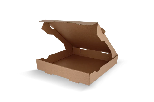 Pizzakartons 24x4x24cm Kraftbraun (100 Stück) [TK-9987693]