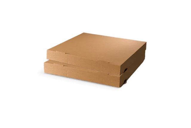 Pizzakartons 24x4x24cm Kraftbraun (100 Stück) [TK-9987693]