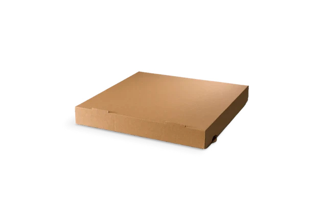 Pizzakartons 24x4x24cm Kraftbraun (100 Stück) [TK-9987693]
