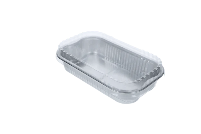 PET Deckel für aluminium Schale 1000ml rectangle (500 Stück) [TK-9987525]